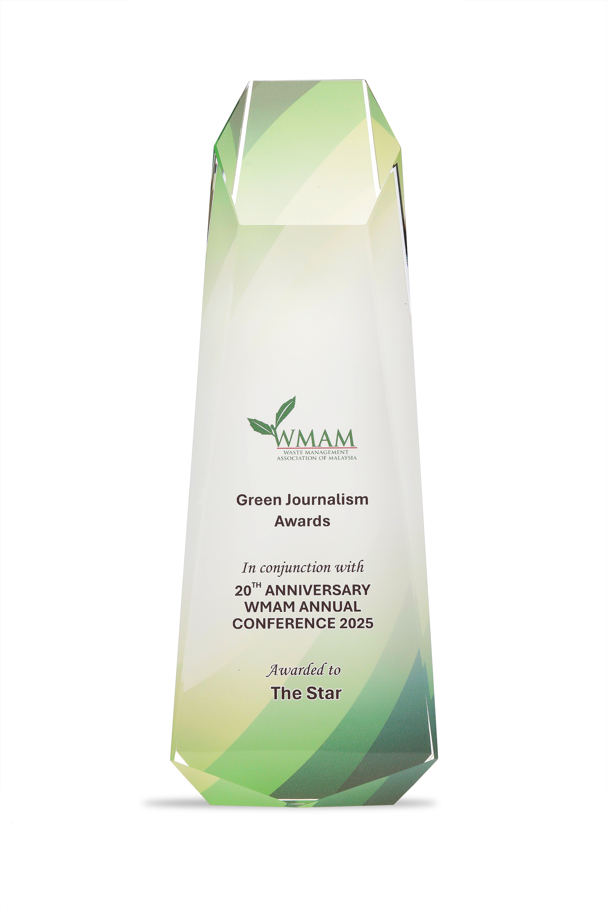 Green Journalism Award.